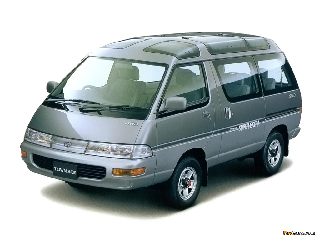Photos of Toyota TownAce Wagon Super Extra Skylite Roof 4WD (YR30G/CR31G) 1993–96 (1024 x 768)