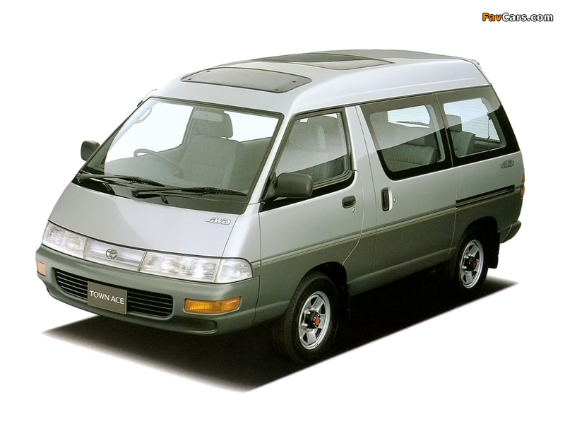 Toyota TownAce Wagon Super Extra Twin Moon Roof 4WD (YR30G/CR31G) 1993–96 photos (800 x 600)