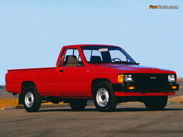 Pictures of Toyota Truck Regular Cab 2WD 1986–88 (640 x 480)