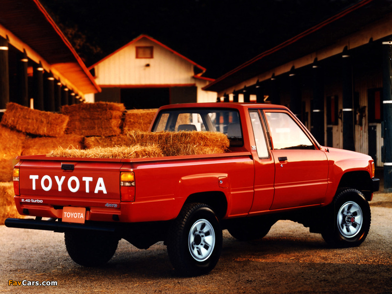 Toyota Truck Xtracab 4WD 1986–88 pictures (800 x 600)