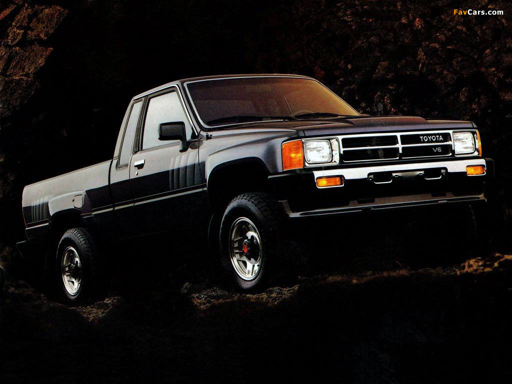 Toyota Truck Xtracab 4WD 1986–88 wallpapers (1024 x 768)