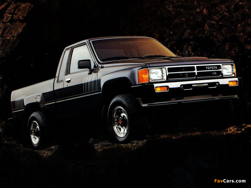 Toyota Truck Xtracab 4WD 1986–88 wallpapers (800 x 600)