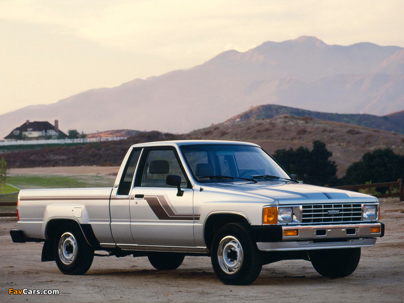 Toyota Truck Xtracab 2WD 1986–88 wallpapers (800 x 600)