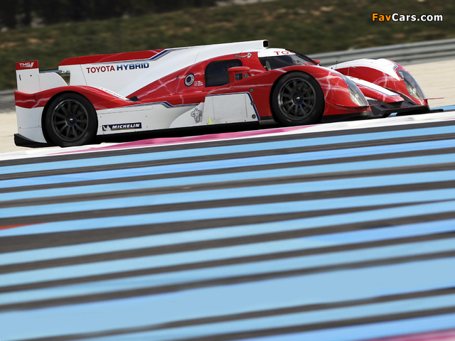Pictures of Toyota TS030 Hybrid Test Car 2012 (640 x 480)