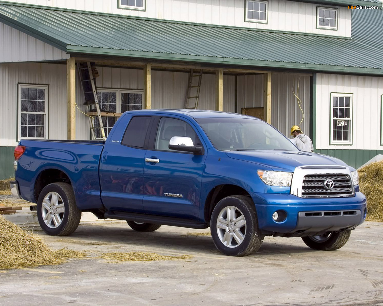 Images of Toyota Tundra Double Cab Limited 2007–09 (1280 x 1024)