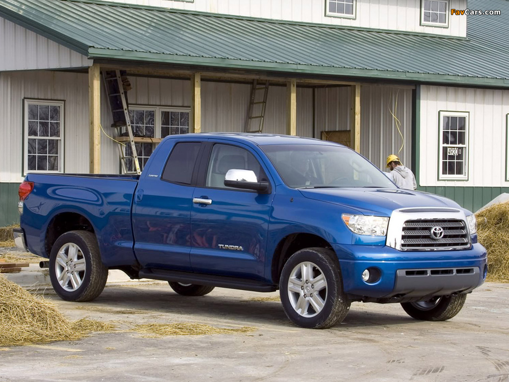 Images of Toyota Tundra Double Cab Limited 2007–09 (1024 x 768)
