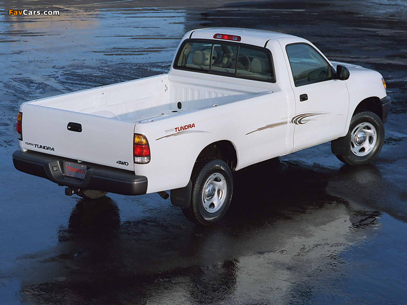 Pictures of Toyota Tundra Regular Cab 1999–2002 (800 x 600)