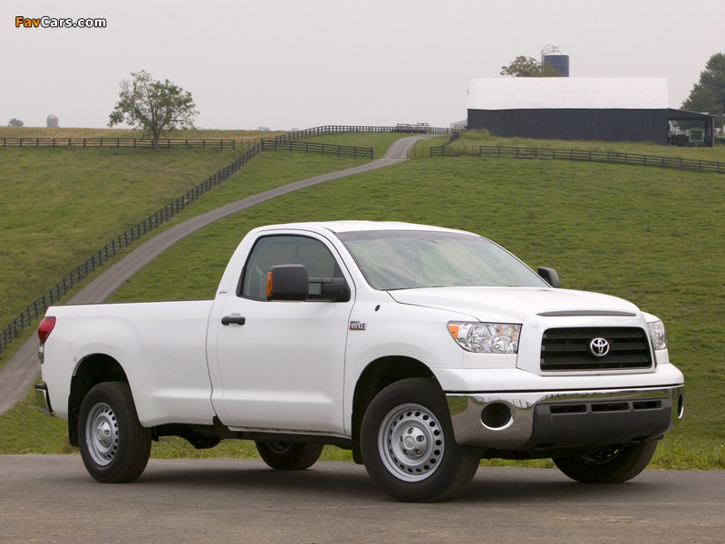 Pictures of Toyota Tundra Regular Cab 2007–09 (800 x 600)