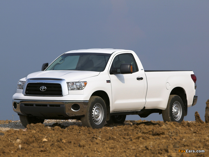 Pictures of Toyota Tundra Regular Cab 2007–09 (800 x 600)