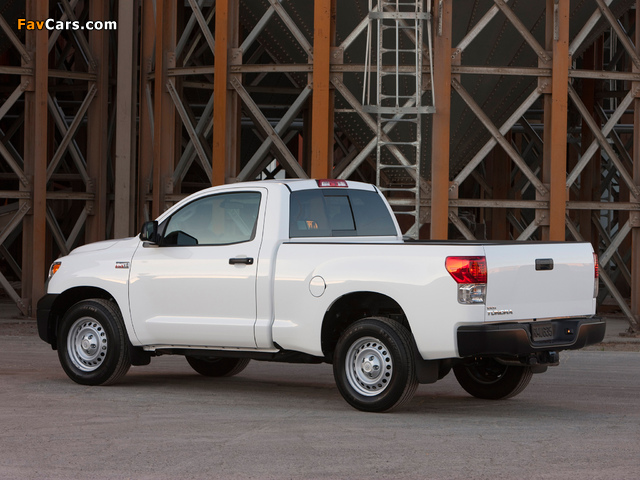 Pictures of Toyota Tundra Regular Cab Work Truck Package 2009–13 (640 x 480)