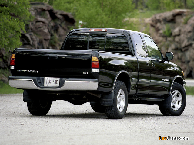 Toyota Tundra Access Cab SR5 1999–2002 photos (640 x 480)