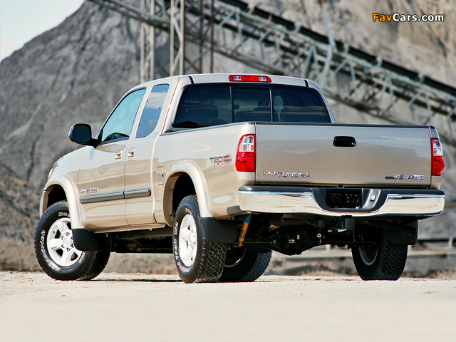 TRD Toyota Tundra Access Cab SR5 Off-Road Edition 2003–06 wallpapers (640 x 480)