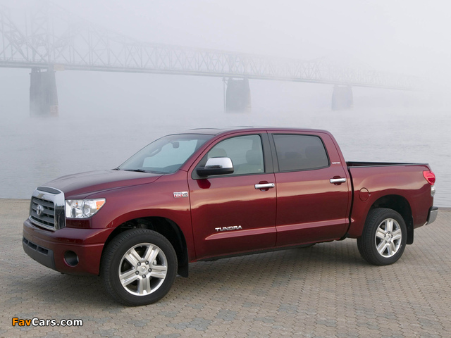 Toyota Tundra CrewMax Limited 2007–09 images (640 x 480)