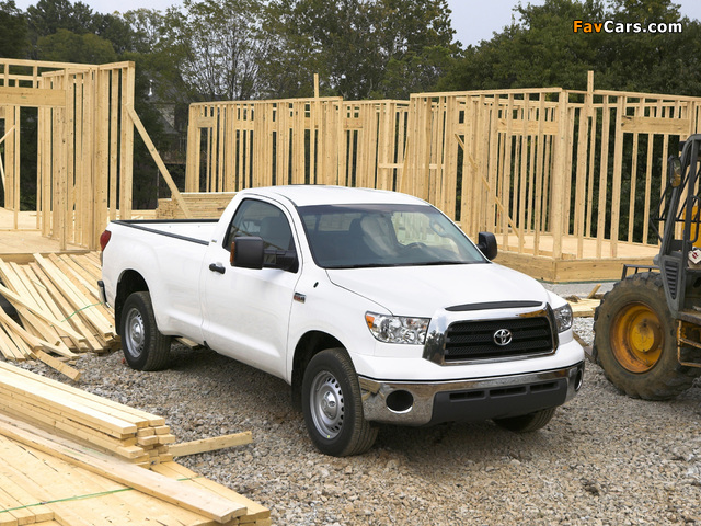 Toyota Tundra Regular Cab 2007–09 images (640 x 480)