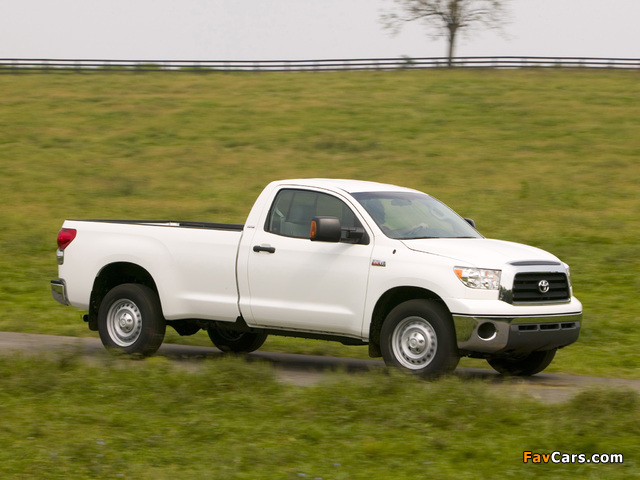 Toyota Tundra Regular Cab 2007–09 images (640 x 480)