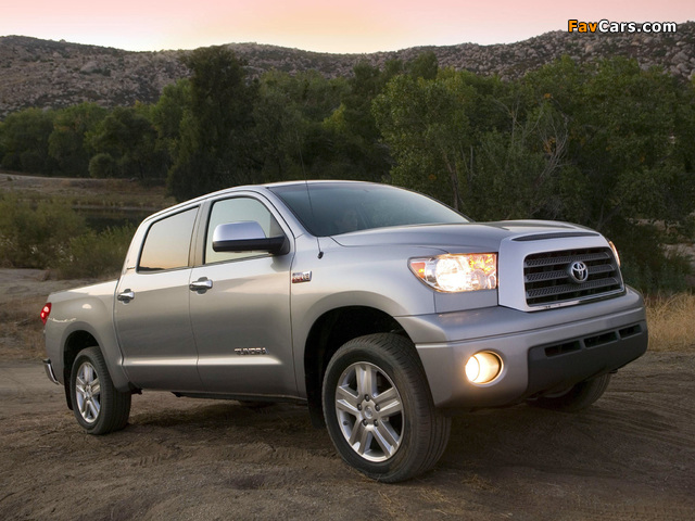 Toyota Tundra CrewMax Limited 2007–09 photos (640 x 480)