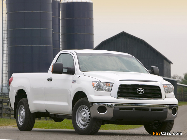 Toyota Tundra Regular Cab 2007–09 photos (640 x 480)