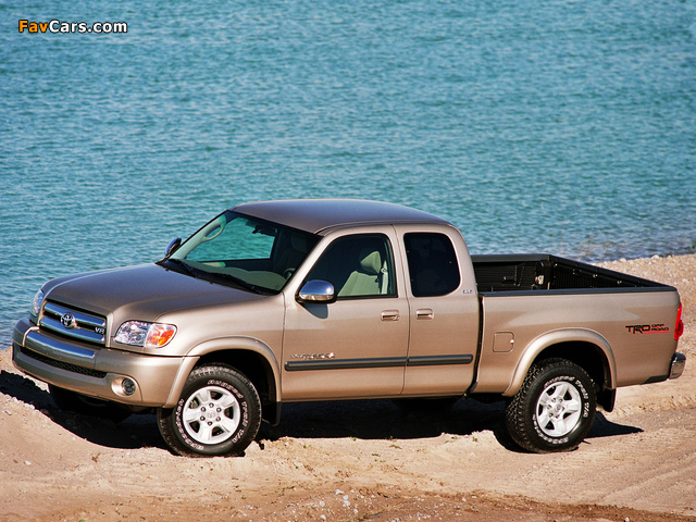 TRD Toyota Tundra Access Cab SR5 Off-Road Edition 2003–06 wallpapers (640 x 480)