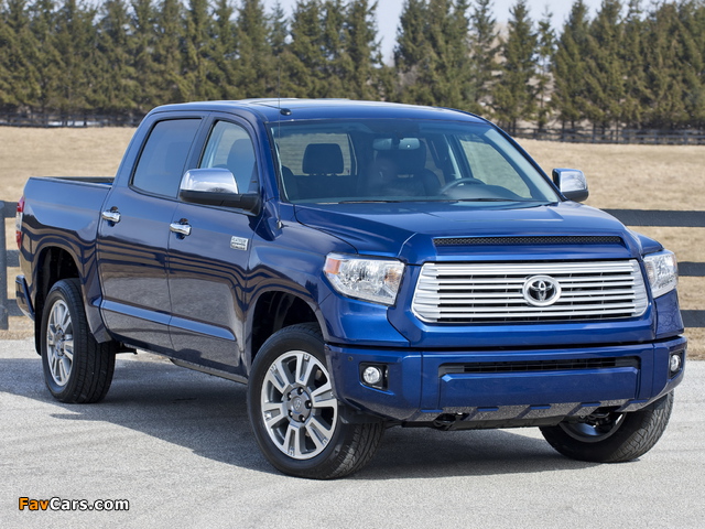 Toyota Tundra CrewMax Platinum Package 2013 wallpapers (640 x 480)