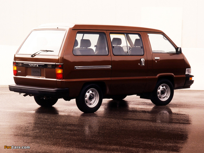 Images of Toyota Deluxe Van 1984–89 (800 x 600)
