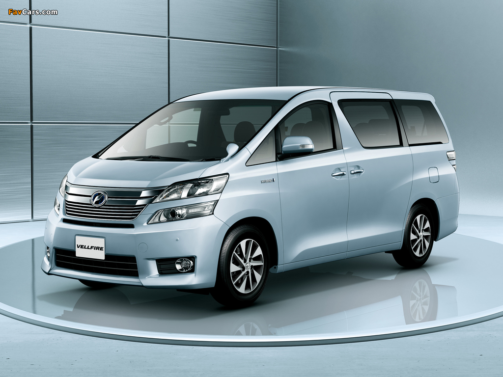 Images of Toyota Vellfire Hybrid X 4WD (ATH20W) 2011 (1024 x 768)