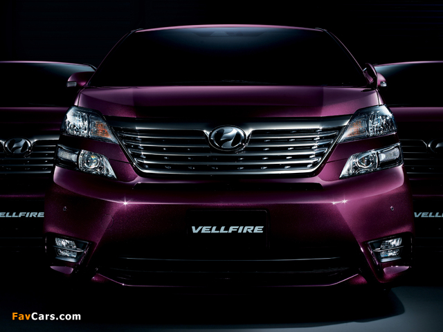 Toyota Vellfire 3.5 Z G Edition (GGH20W) 2008–2011 wallpapers (640 x 480)