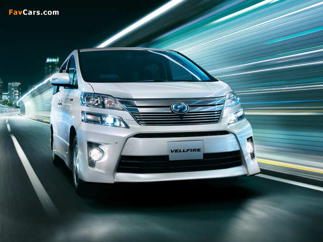 Toyota Vellfire Hybrid ZR G Edition 4WD (ATH20W) 2011 photos (640 x 480)