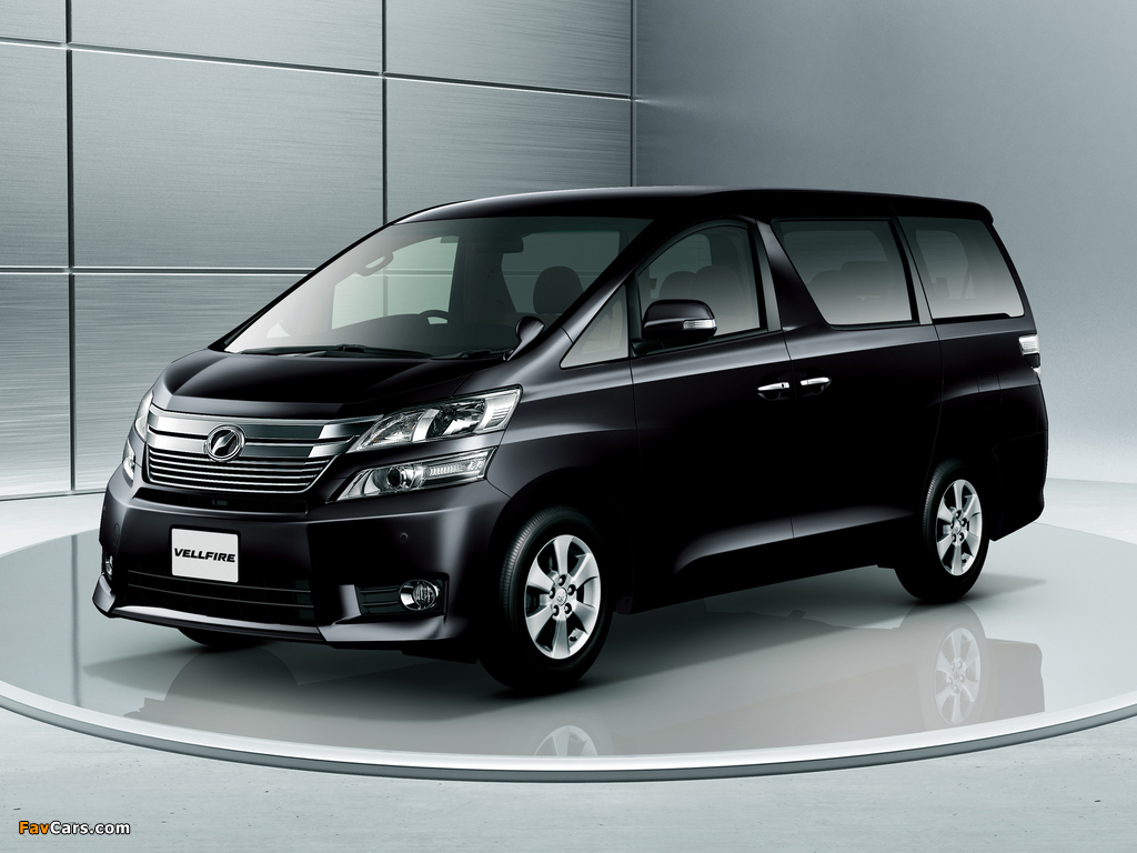 Toyota Vellfire 2.4 X (ANH20W) 2011 wallpapers (1024 x 768)