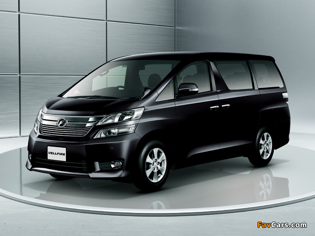 Toyota Vellfire 2.4 X (ANH20W) 2011 wallpapers (640 x 480)