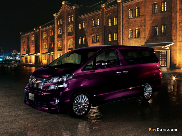 Toyota Vellfire 3.5 Z G Edition (GGH20W) 2011 wallpapers (640 x 480)