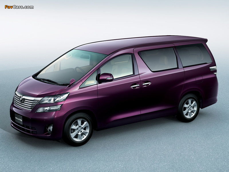 Toyota Vellfire 2.4 X 4WD (ANH25W) 2008–11 wallpapers (800 x 600)