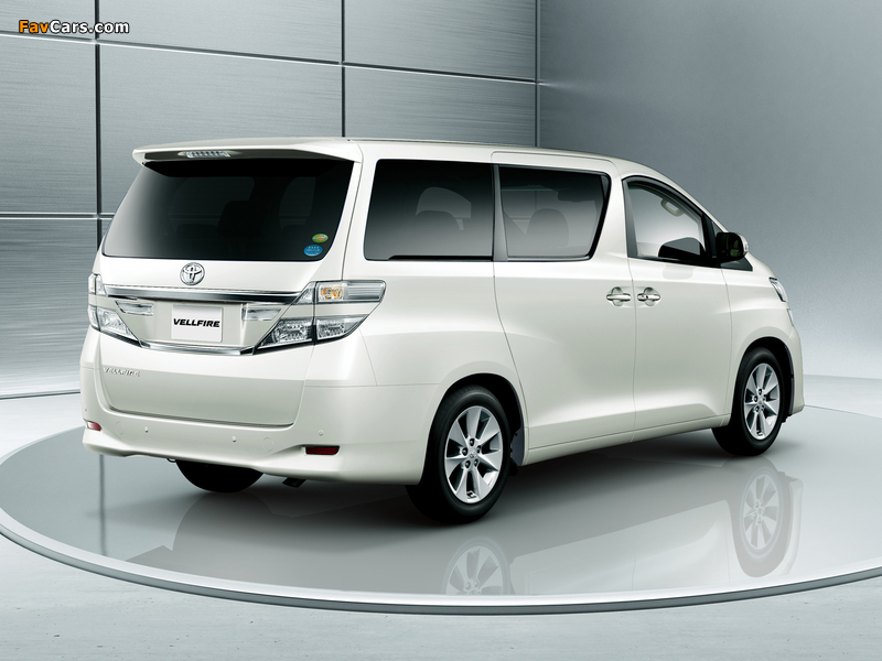 Toyota Vellfire 2.4 V (ANH20W) 2011 wallpapers (800 x 600)