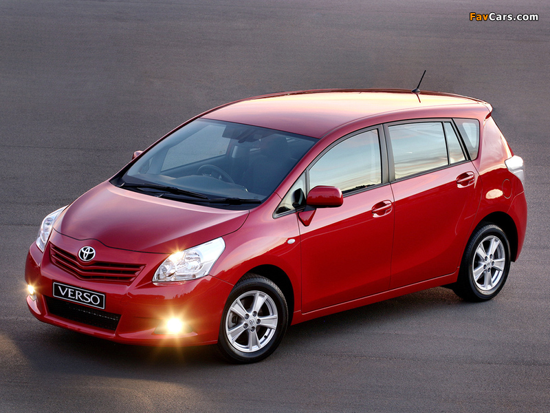 Photos of Toyota Verso ZA-spec 2009 (800 x 600)