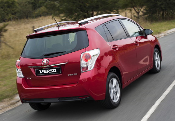 Photos of Toyota Verso ZA-spec 2013