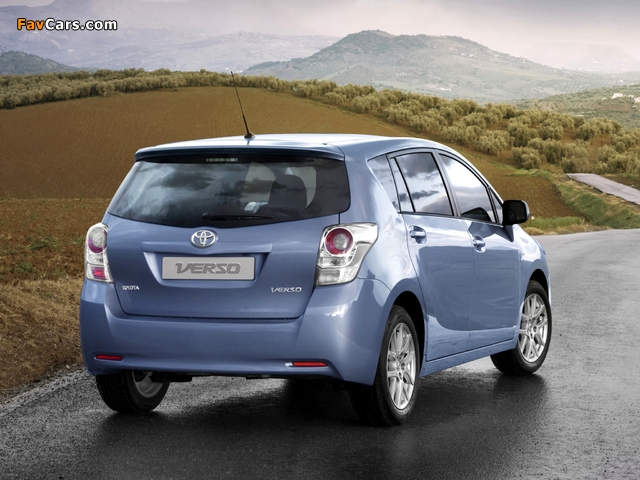 Pictures of Toyota Verso 2009 (640 x 480)