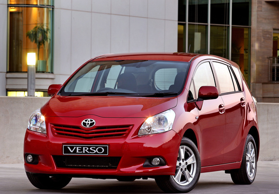 Toyota Verso ZA-spec 2009 photos