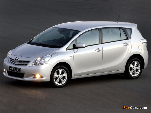 Toyota Verso ZA-spec 2009 wallpapers (640 x 480)