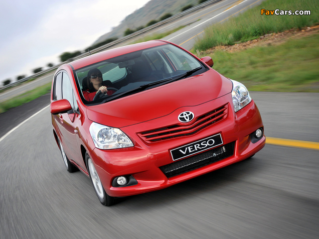 Toyota Verso ZA-spec 2009 wallpapers (640 x 480)