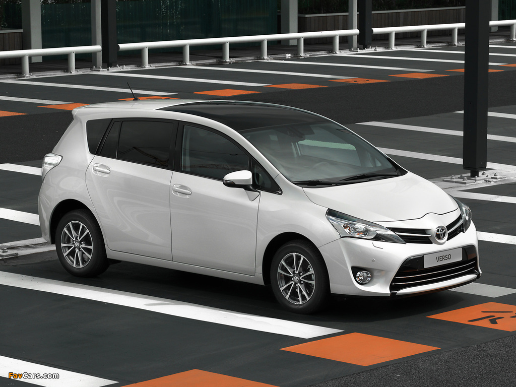 Toyota Verso 2012 wallpapers (1024 x 768)