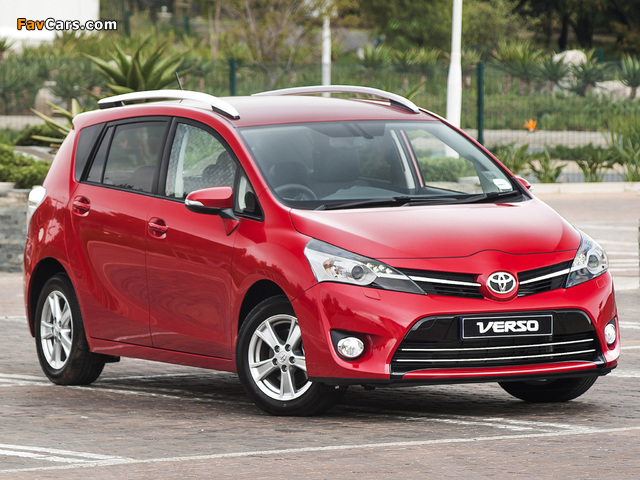 Toyota Verso ZA-spec 2013 wallpapers (640 x 480)