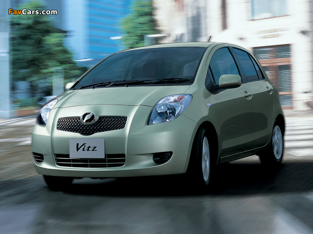 Images of Toyota Vitz 2005–07 (640 x 480)