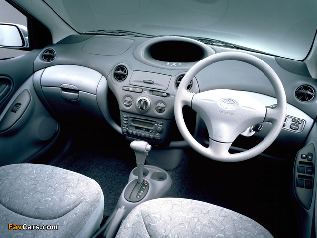 Toyota Vitz 5-door 1999–2001 photos (640 x 480)