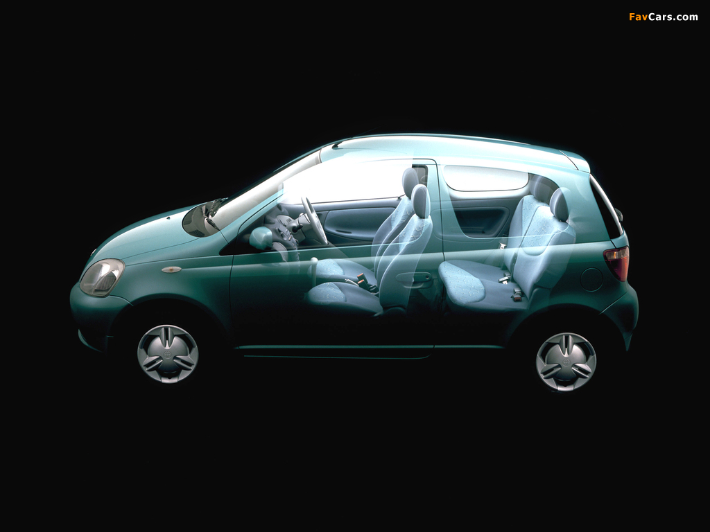 Toyota Vitz 3-door 1999–2001 pictures (1024 x 768)