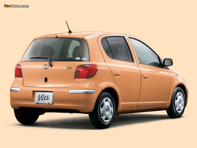 Toyota Vitz F L Package NEO Edition 2004–05 wallpapers (800 x 600)
