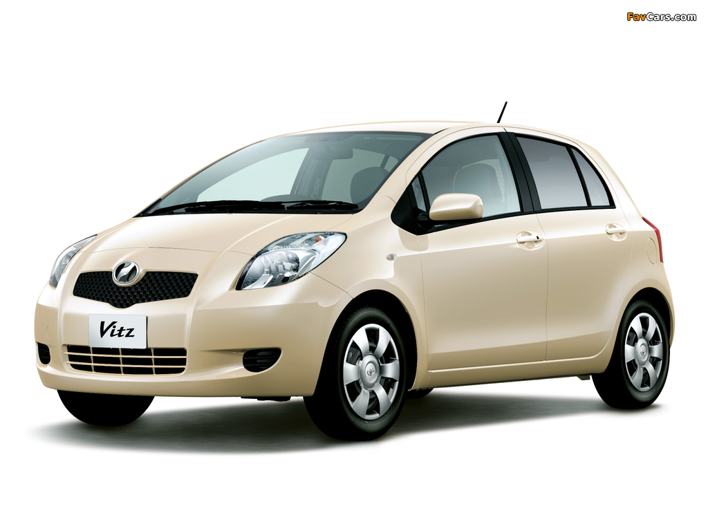 Toyota Vitz 2005–07 images (1024 x 768)