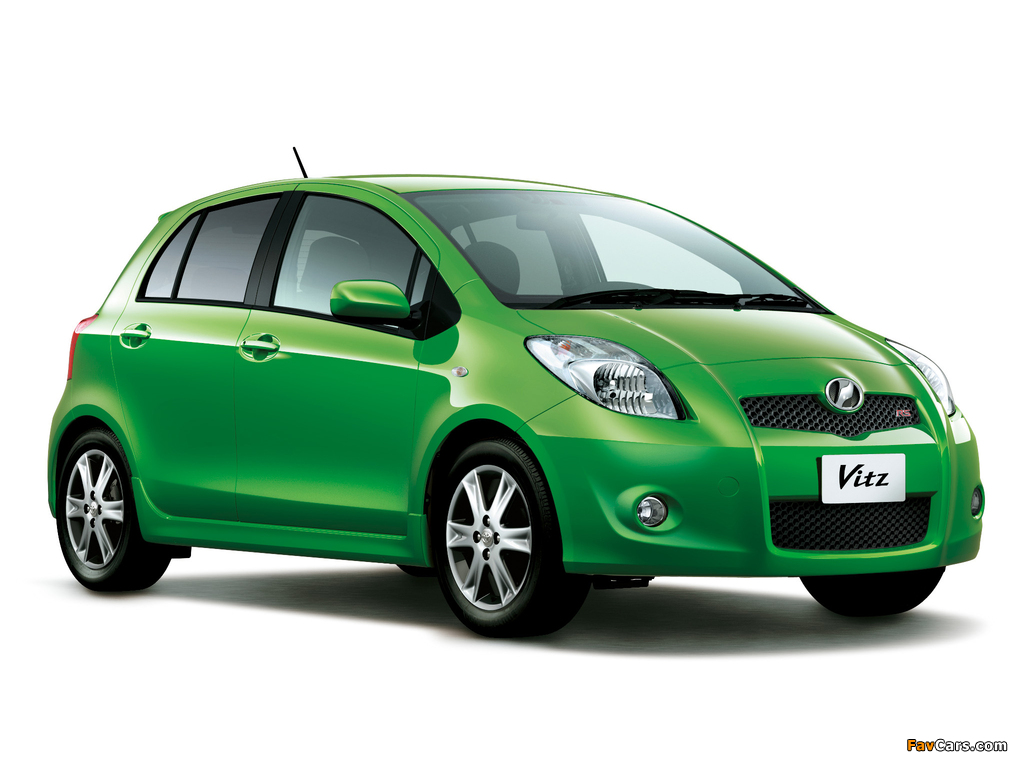 Toyota Vitz RS (NCP91) 2005–08 wallpapers (1024 x 768)