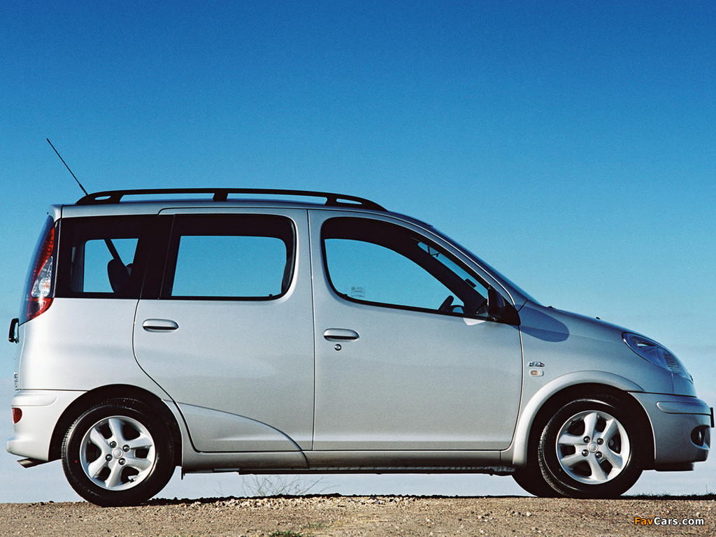 Pictures of Toyota Yaris Verso UK-spec 2003–06 (1024 x 768)