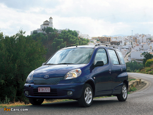Toyota Yaris Verso 1999–2003 pictures (640 x 480)