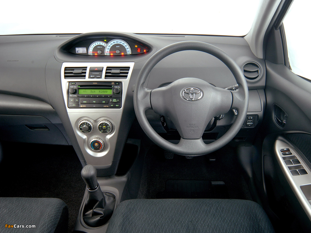 Images of Toyota Yaris Sedan ZA-spec 2006 (1024 x 768)