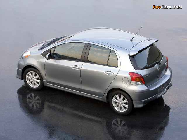 Images of Toyota Yaris S 5-door 2008–09 (640 x 480)